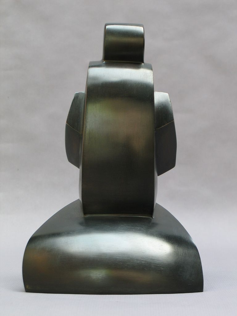 L homme mecanique bronze patine 29x20 