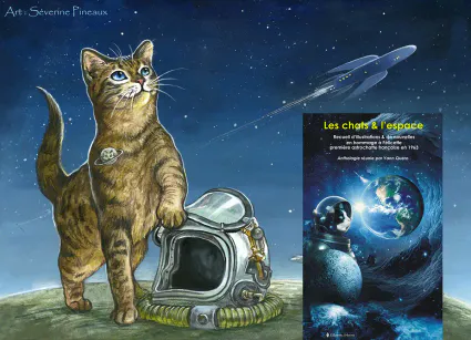 Embarquement immédiat à bord du vaisseau de papier : Les Chats & l'espace