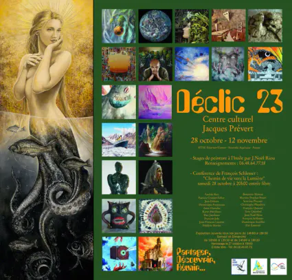 Je serais ravie de vous retrouver demain au vernissage de l'exposition Déclic 23