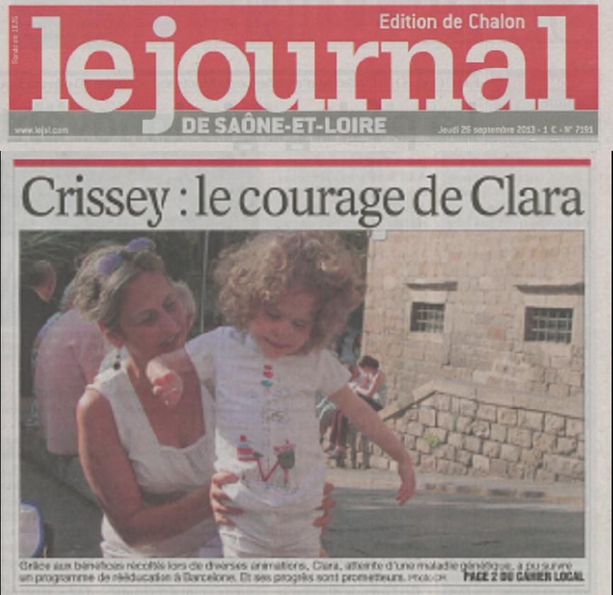 1 Article Clara Page Dept 26 09 2013