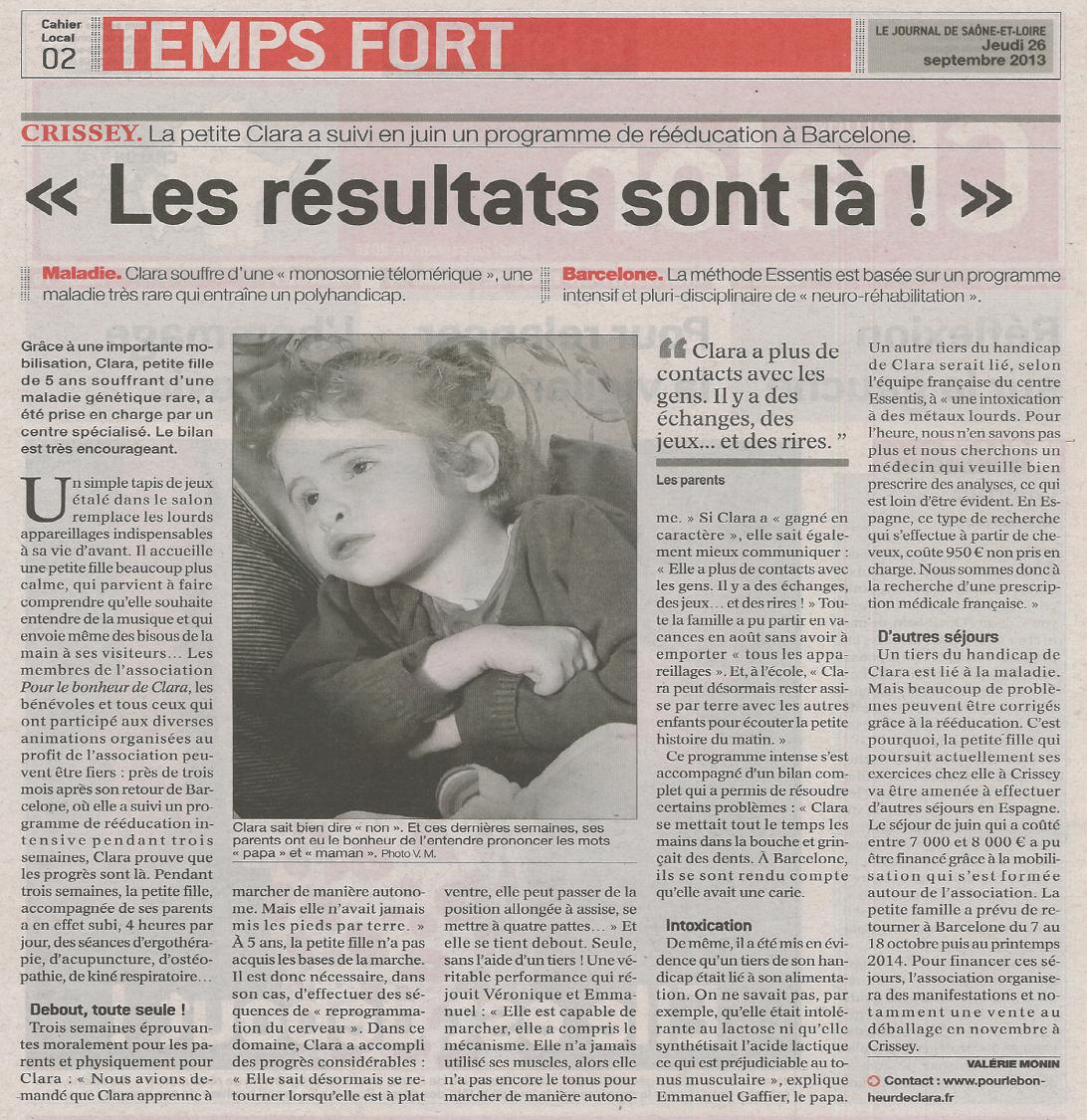 3 Article Clara JSL 26 09 2013