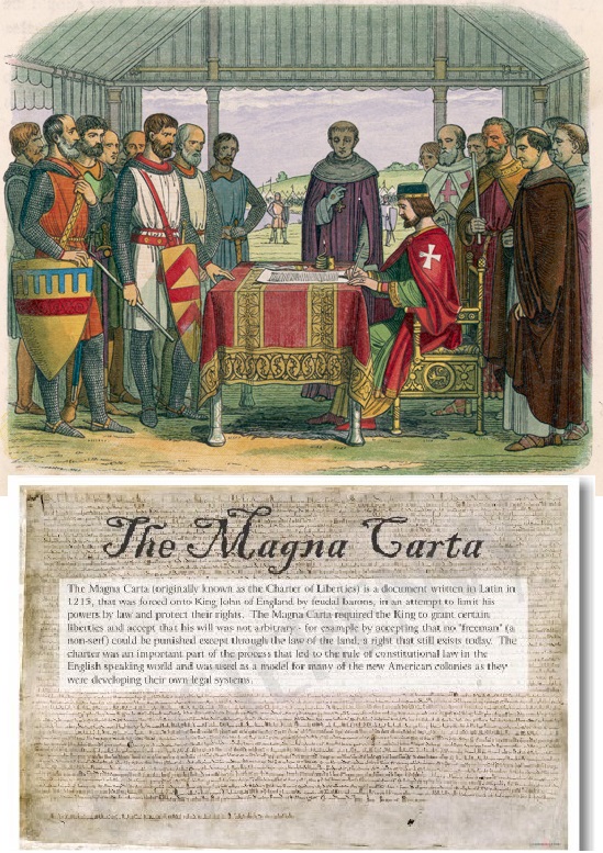Magna Carta 1215 en GB