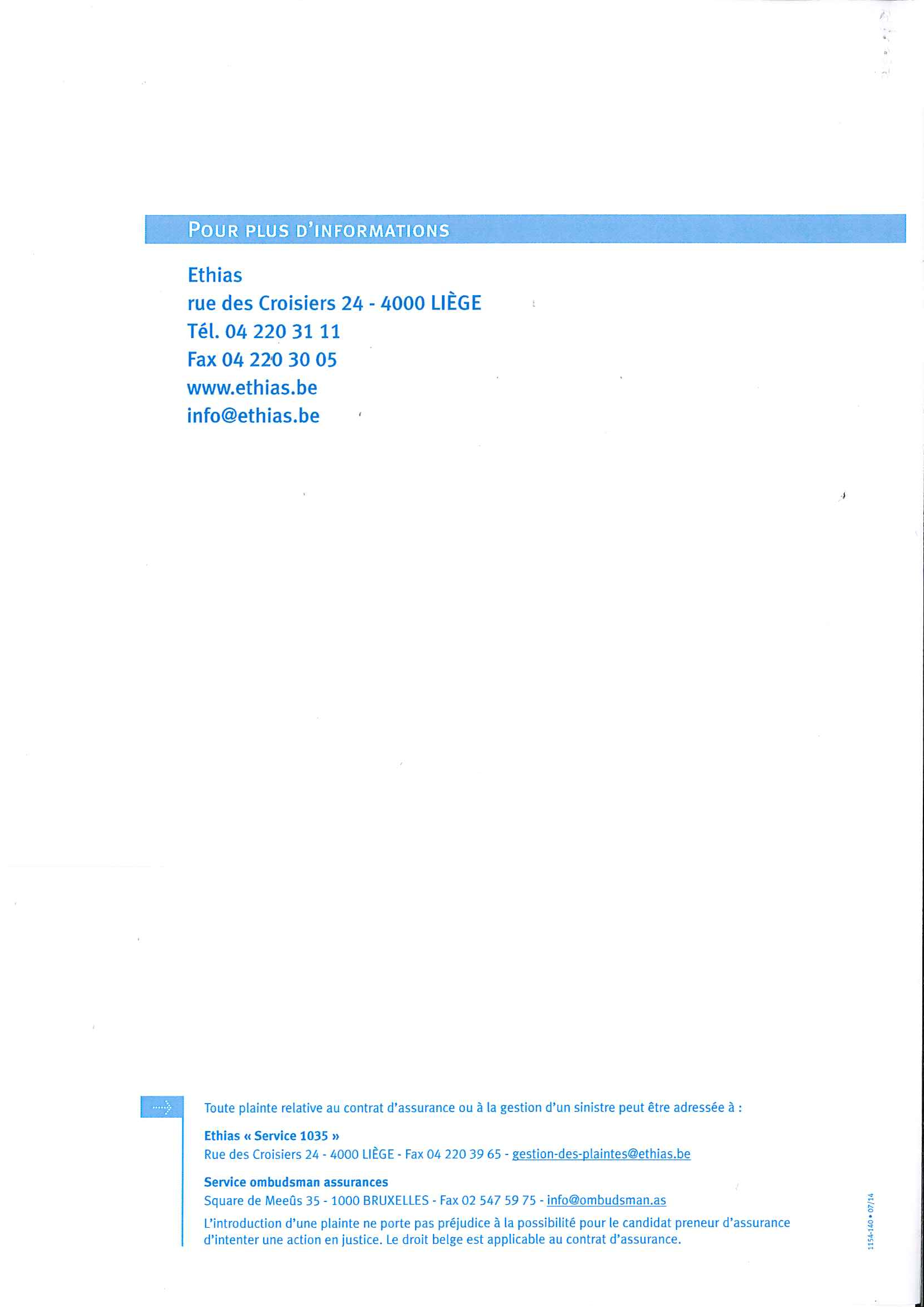 Contract d assurance 26 