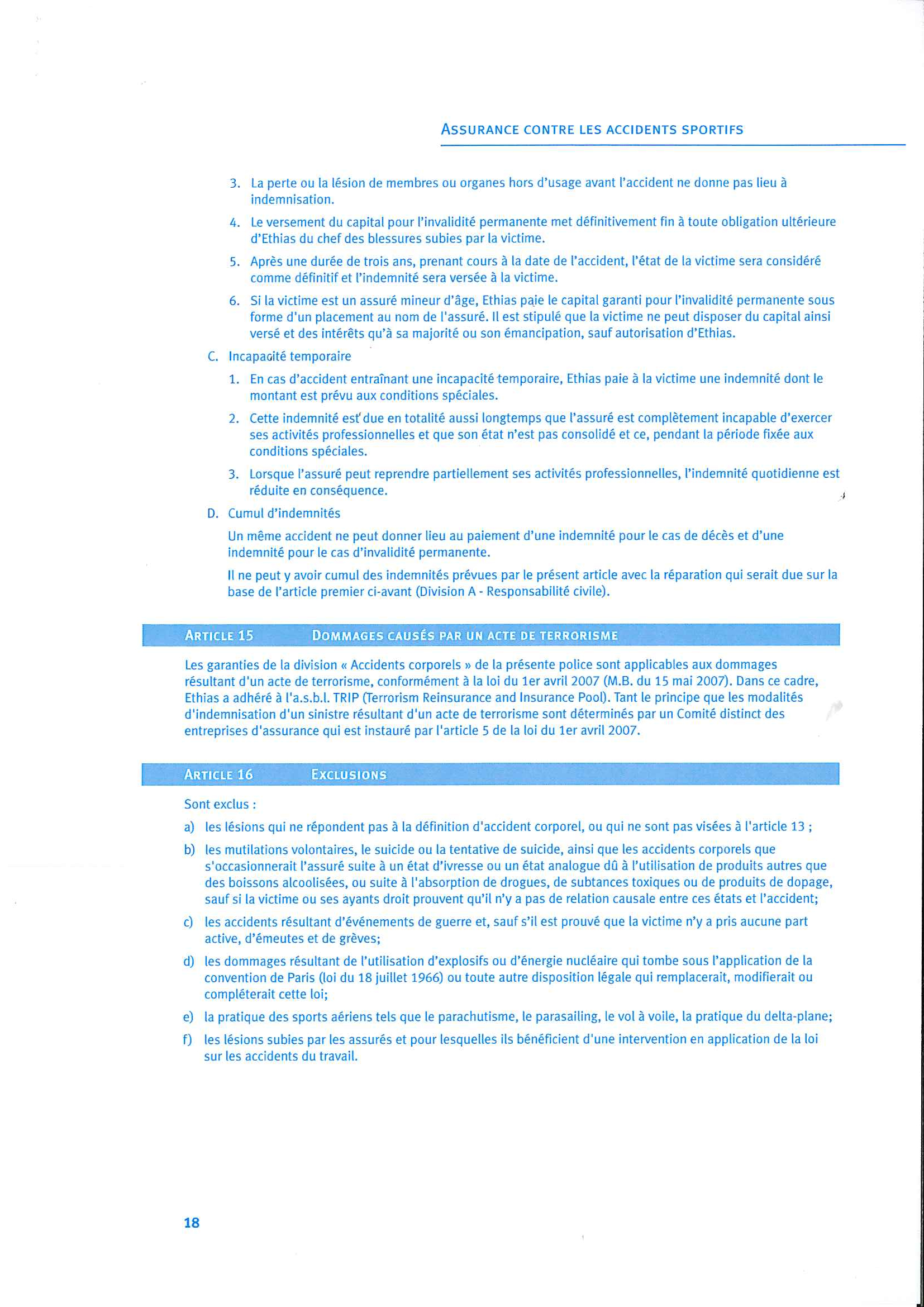 Contract d assurance 17 
