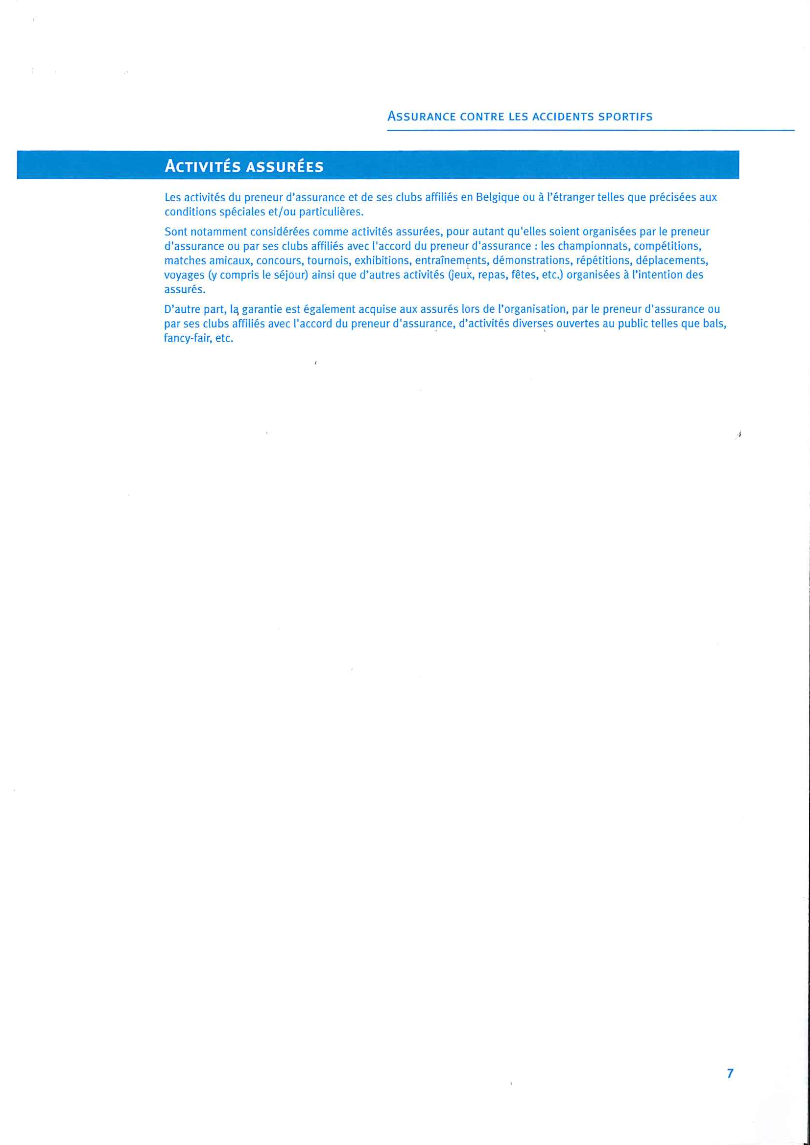 Contract d assurance 6 