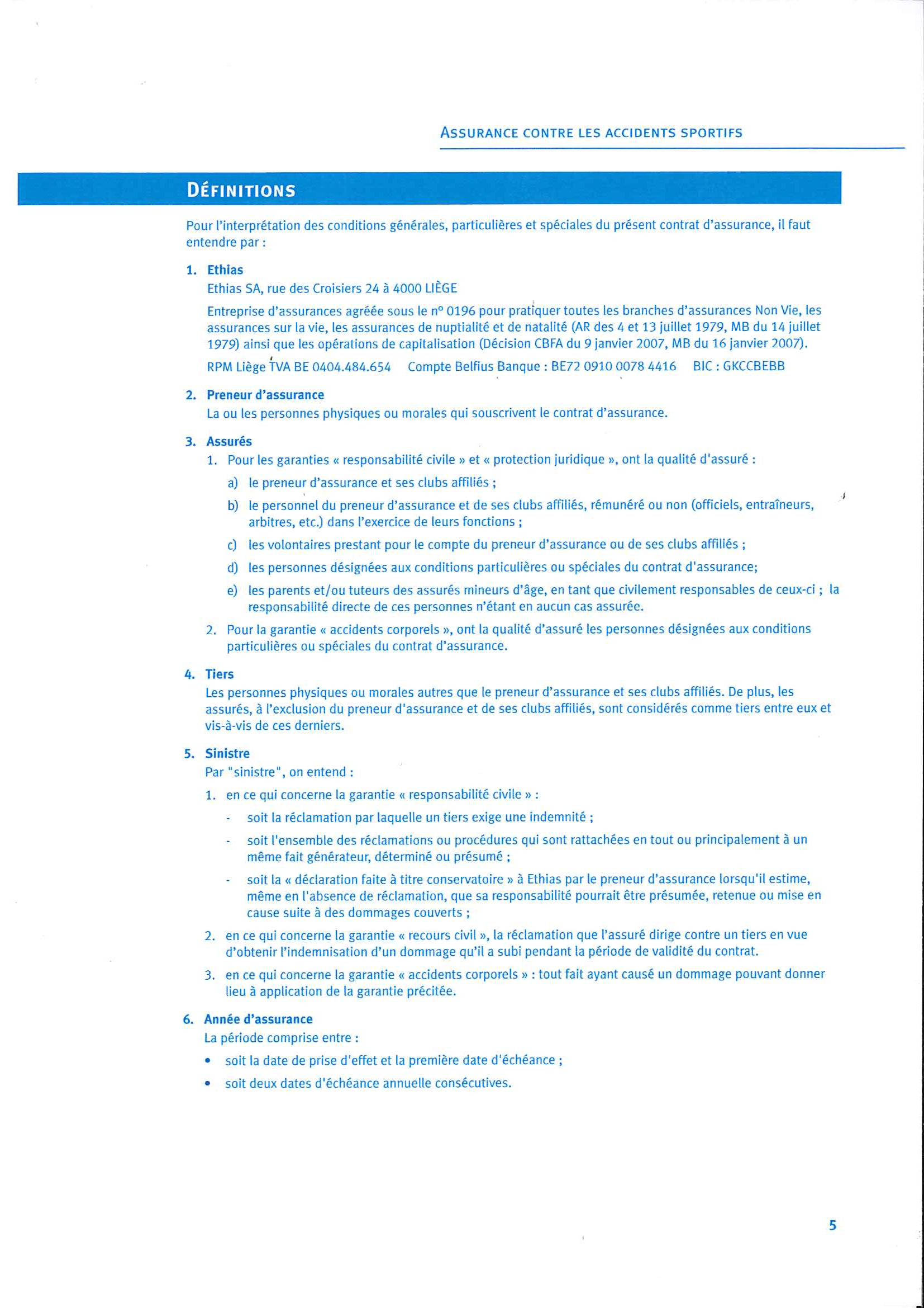 Contract d assurance 4 