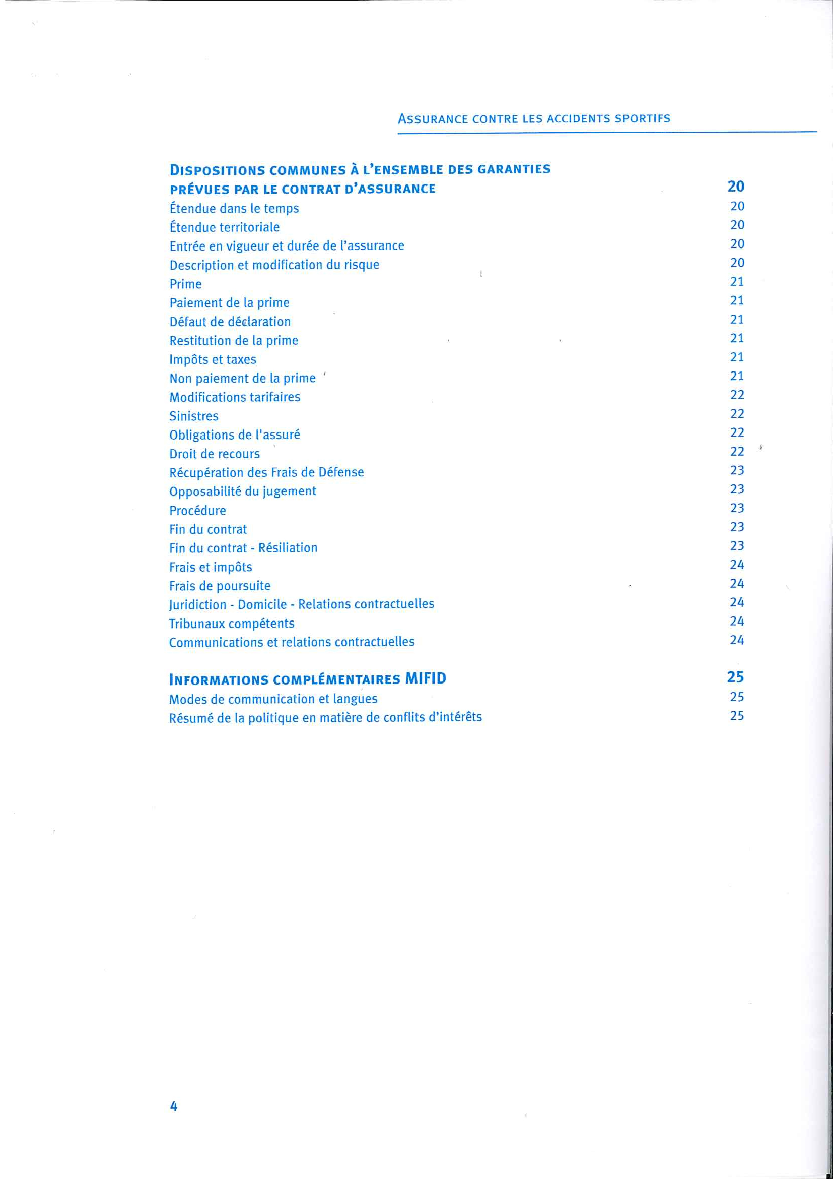 Contract d assurance 3 