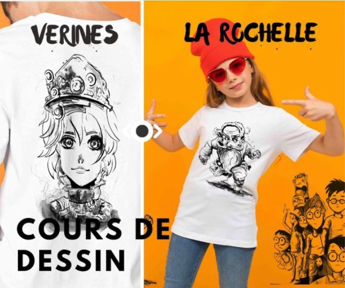 cours de dessin sur la Rochelle apprener a dessiner