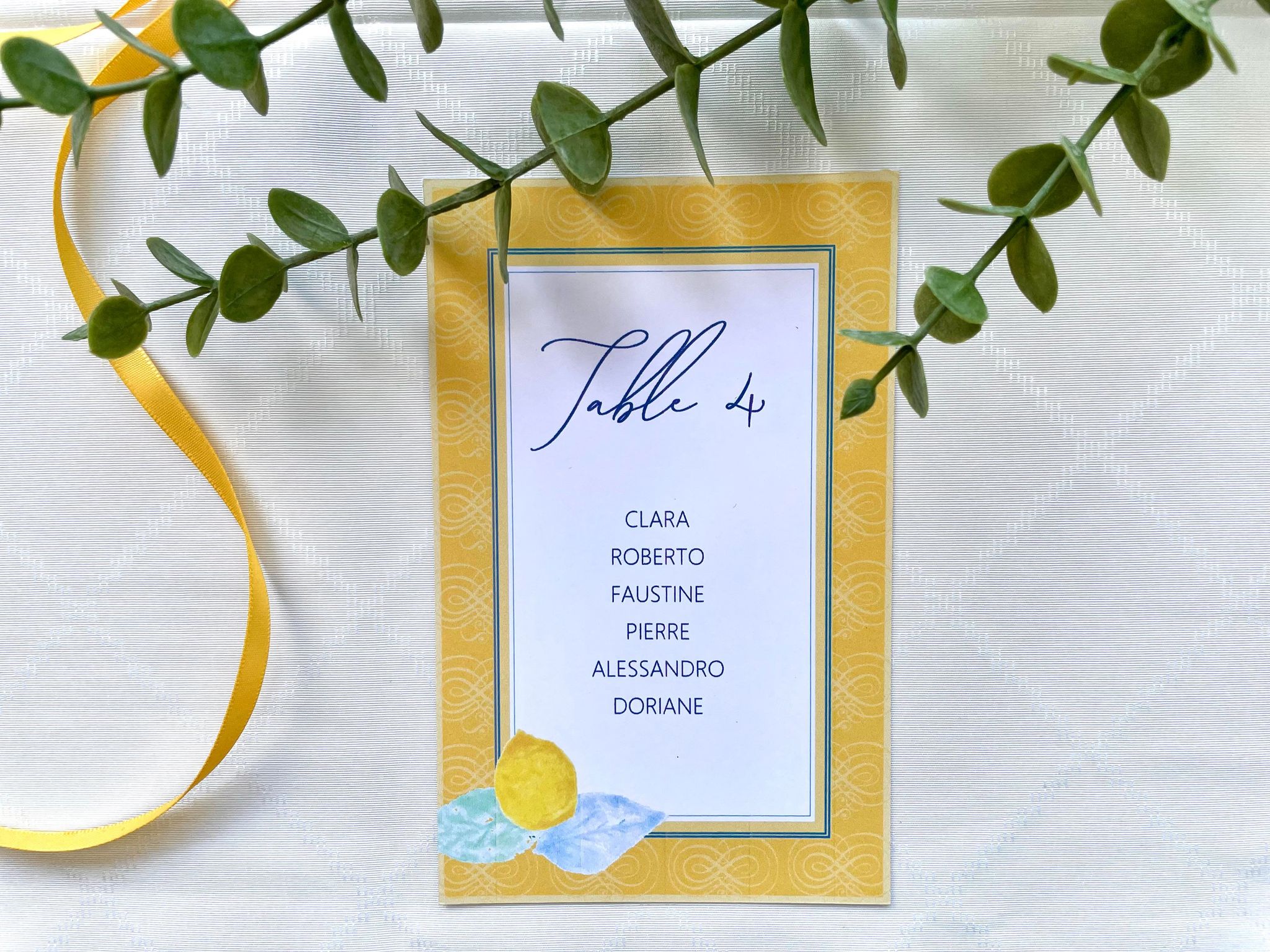 Plan de table