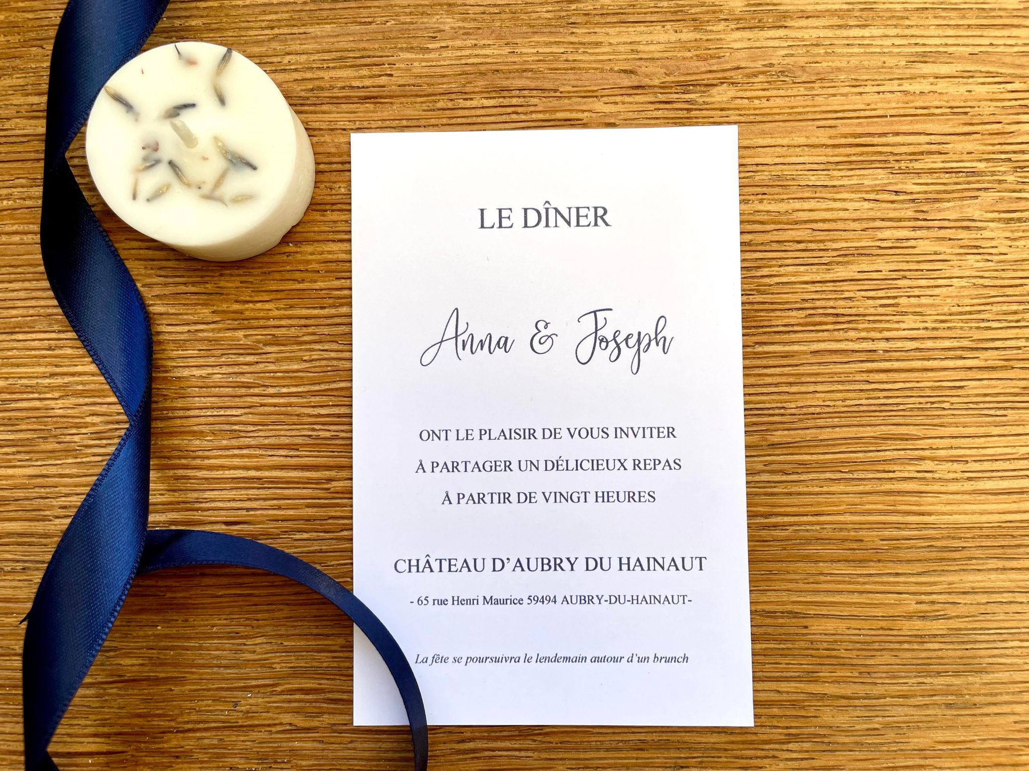 Invitation repas