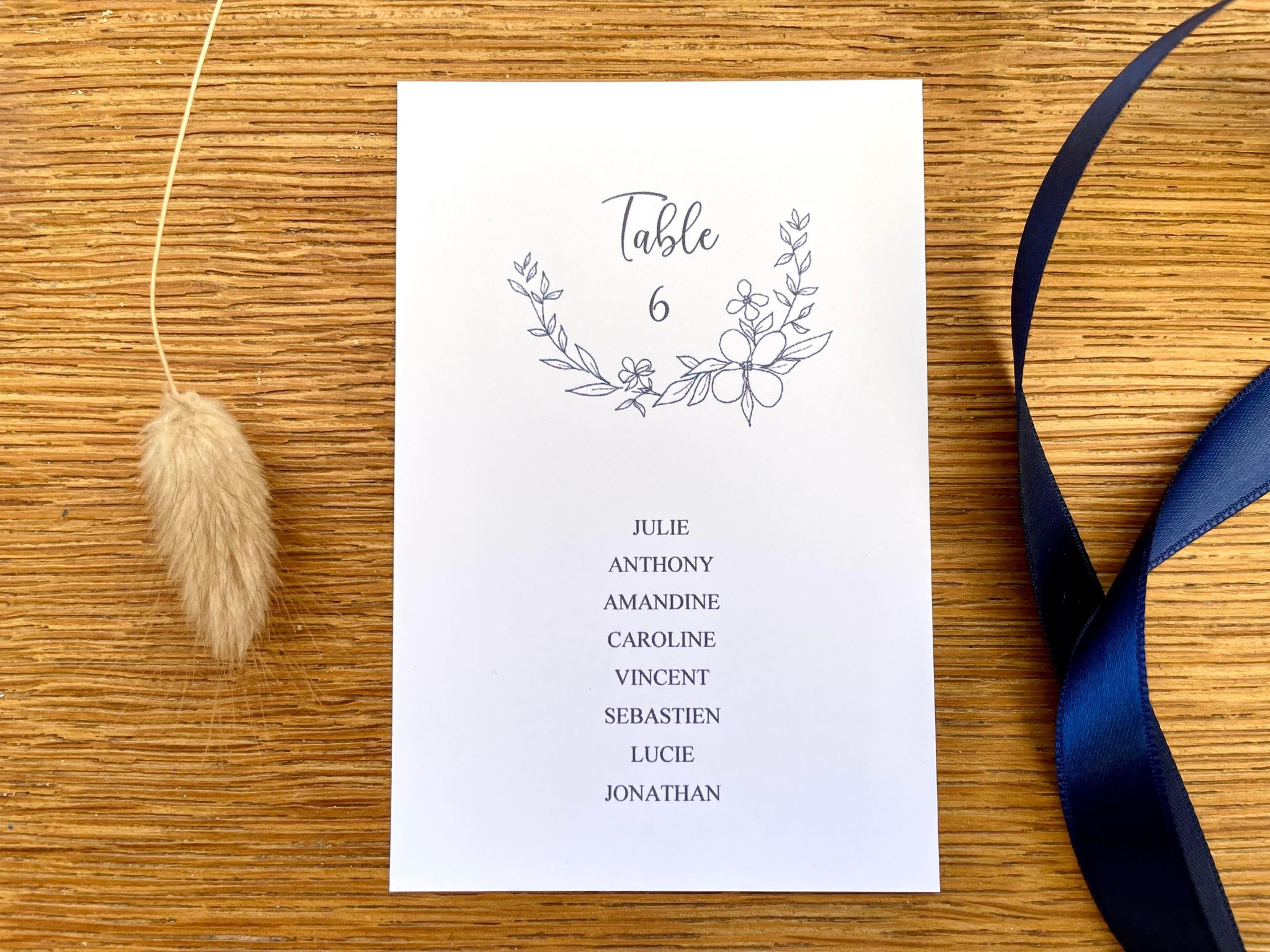 Plan de table