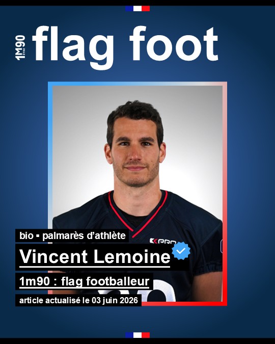 Sport flag football lemoine vincent 1m90