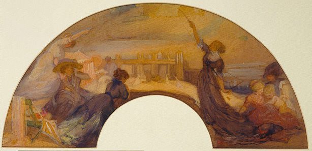 Thea proctor 1879 1966 the diabolo fan purchassed 1912 