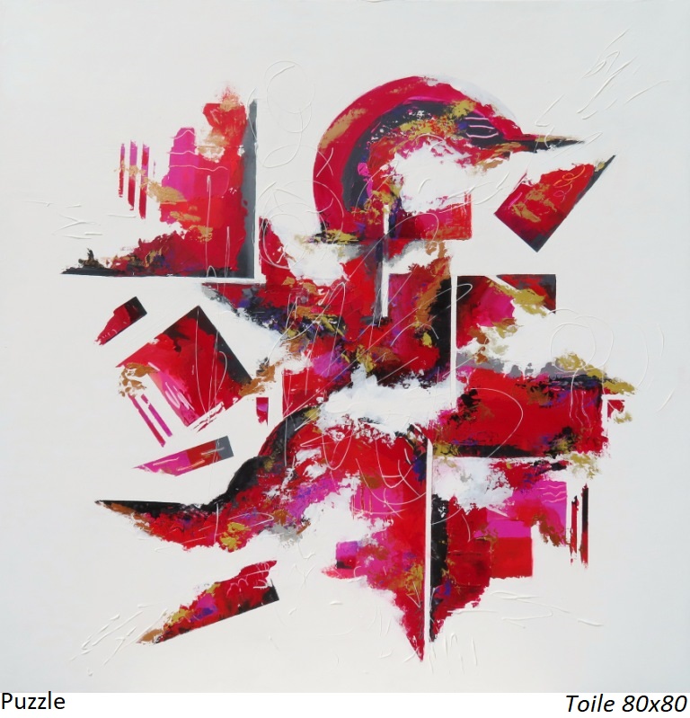 Puzzle red80x80