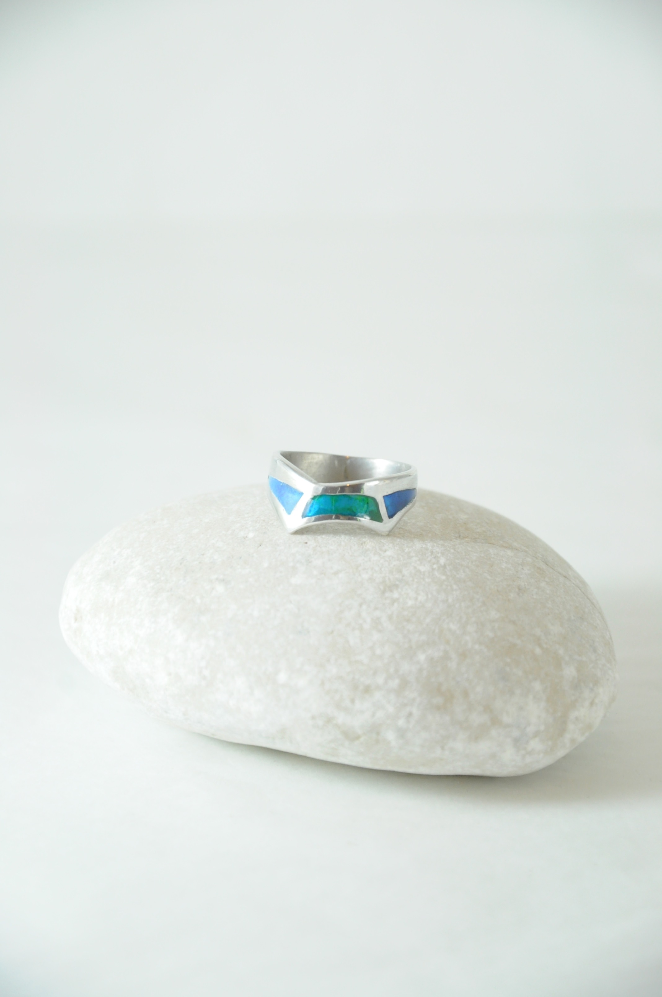 Bague en argent turquoise