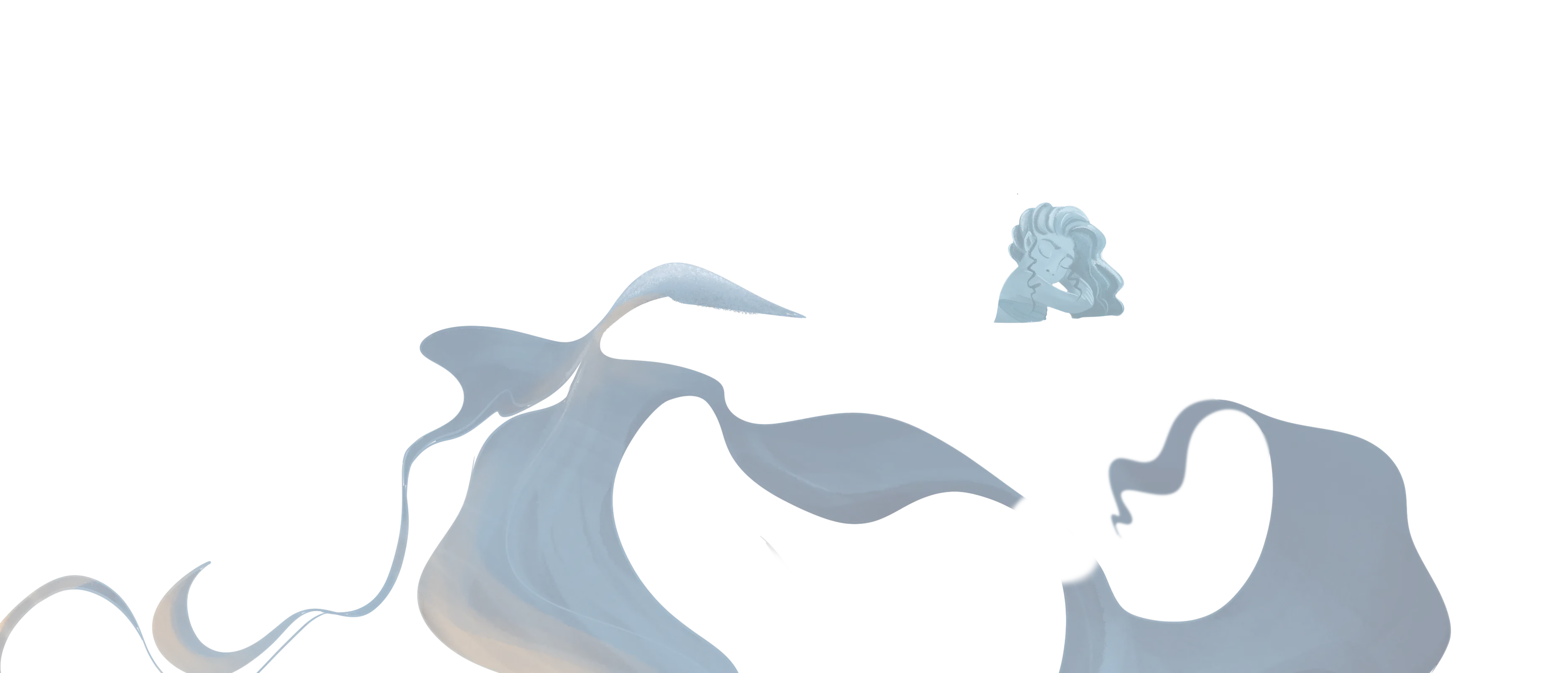 L'Epopêche - Réprésente une pêche tenue par une main devant la lune.