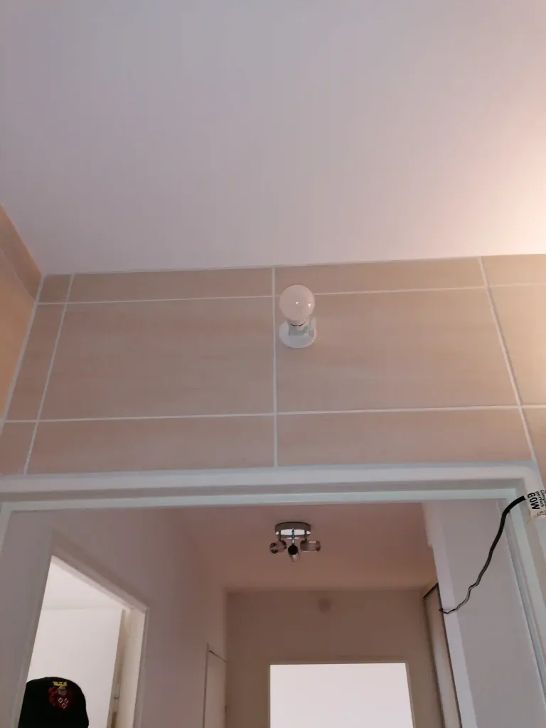 Installation eclairage salle de bain a reze