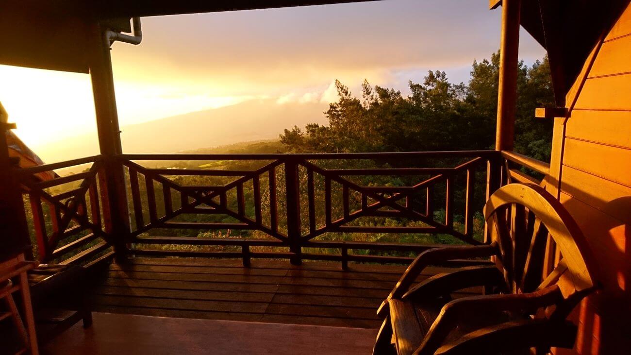 Coucher de soleil imprenable terrasse superieure gite crypto sign n 562