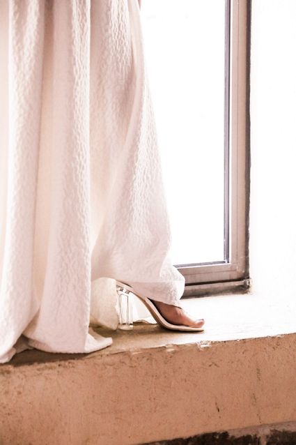 chaussures mariage-escaparins mariee transparent