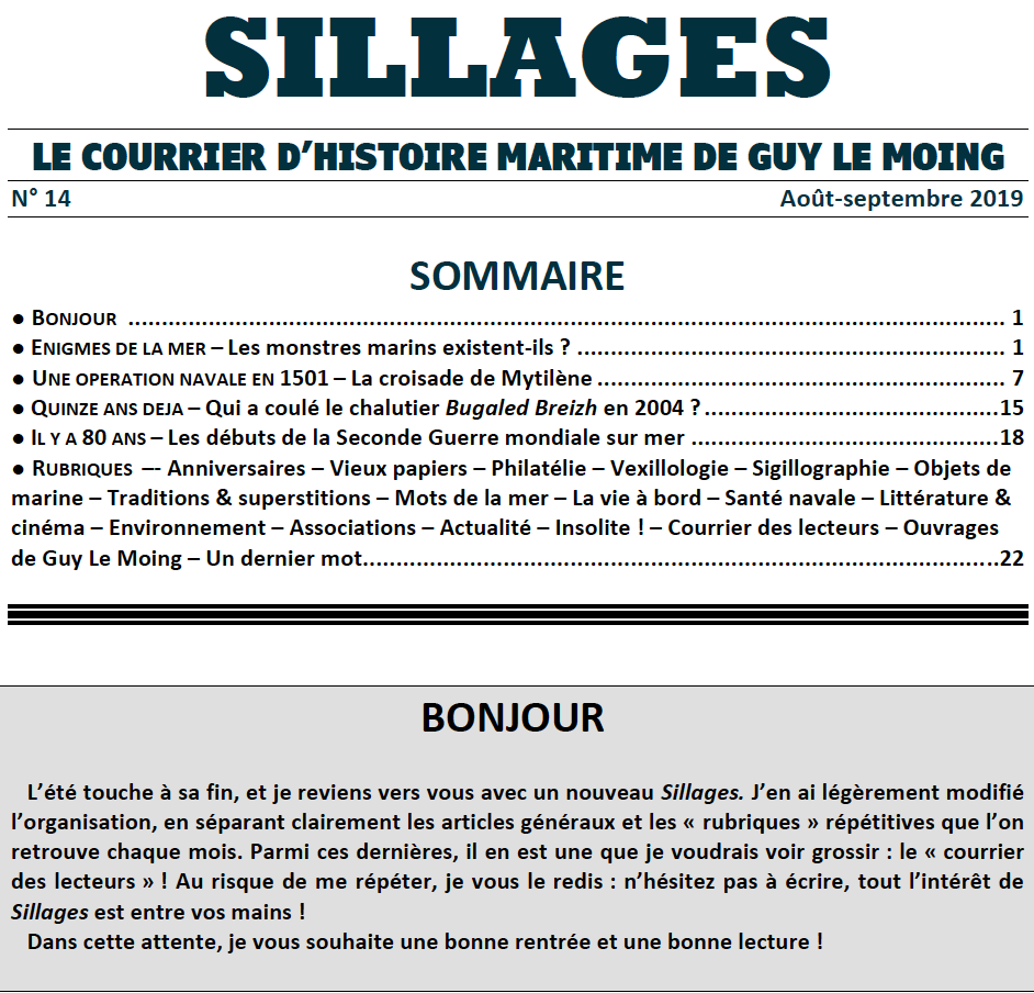 Sillages N°14