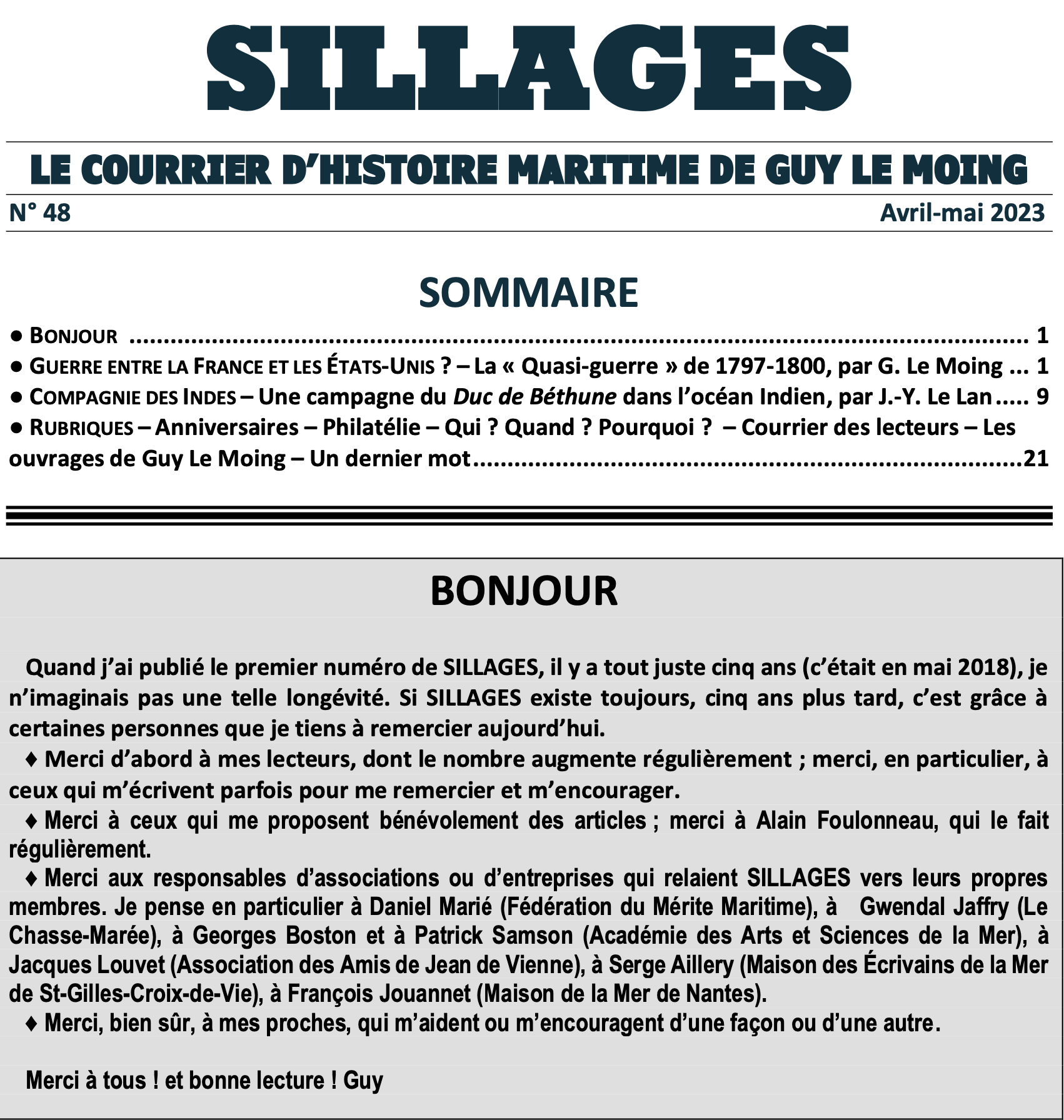 Sillages n°48