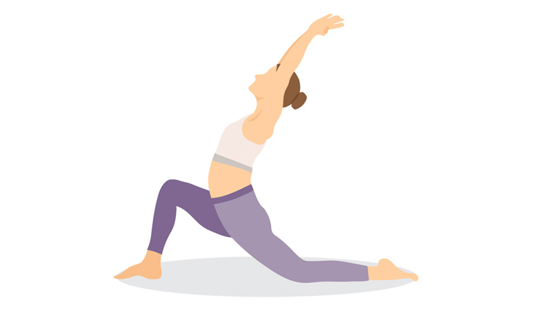Anjaneyasana: La posture du croissant de lune (posture de la fente basse)