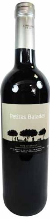 Vin rouge petites balades 12 5 bouteille 75cl 0