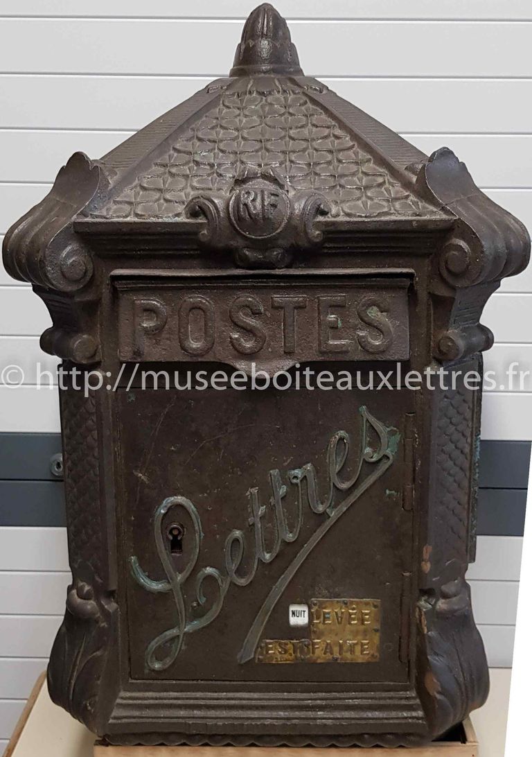 BOITE A LETTRES DES POSTES FRANCE 1900 DELACHANAL MOUGEOTTE PARIS