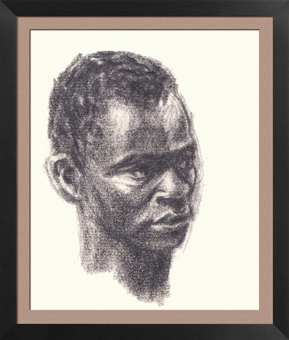 Yoruba graphite sur papier 120 x 90 mm