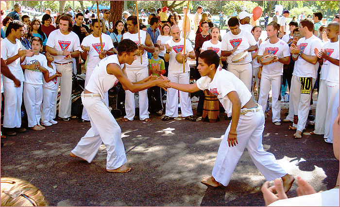 roda de capoeira avec Knafo Nataniel