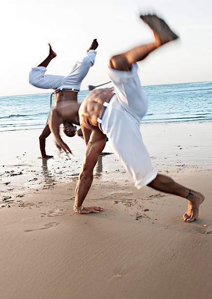 Knafo Nataniel capoeria plage de Rio de Janero Bresil
