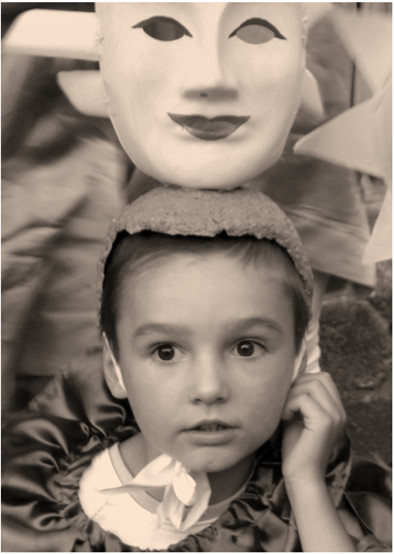 Photo enfant masque