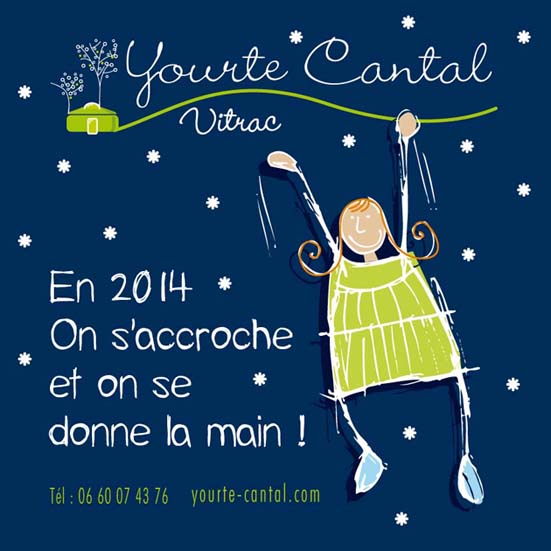 Voeux yourte cantal