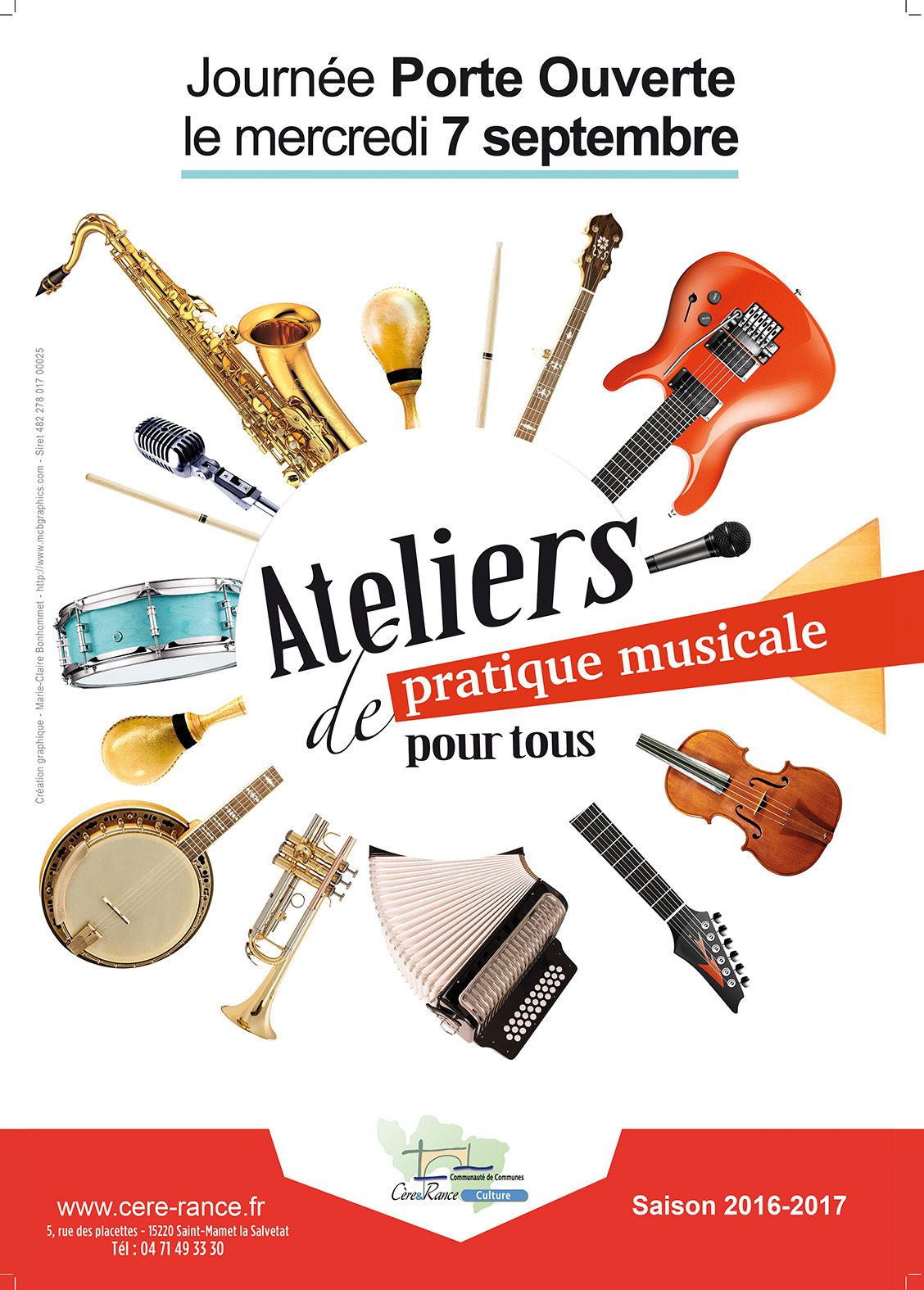 Affiche a3 musique 2016 2017