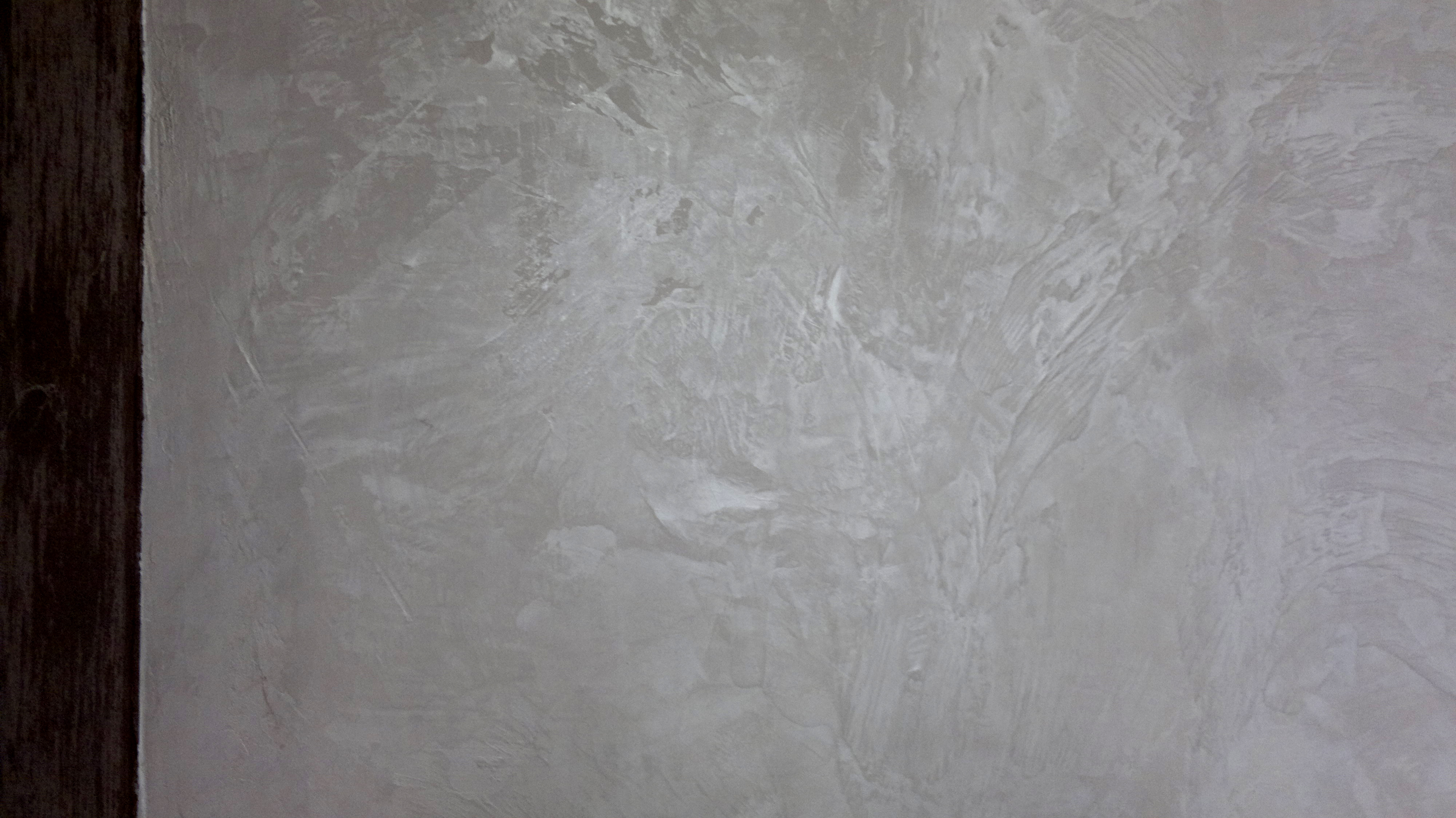 Enduit cire gris marron