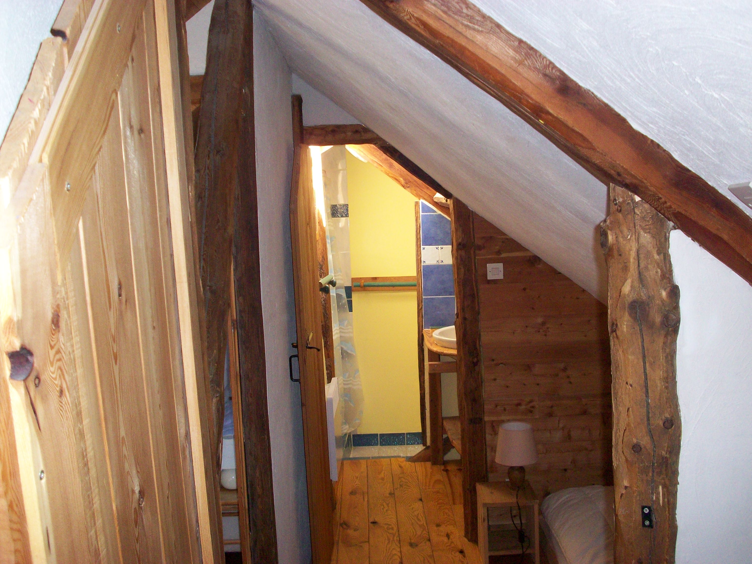 Coin montagne et salle de bain