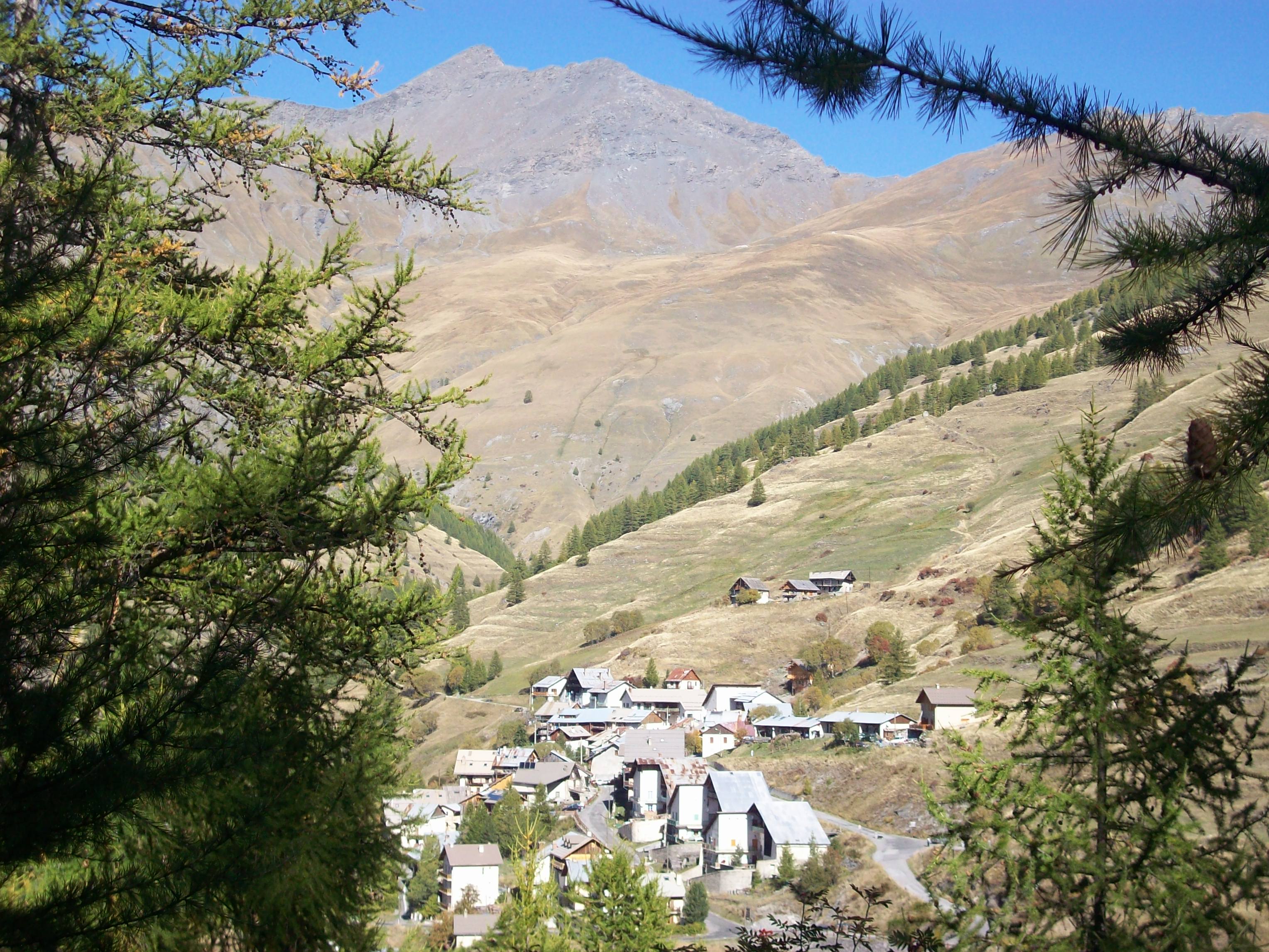 Village au loin