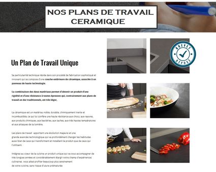 Plan travail ceramique martinique