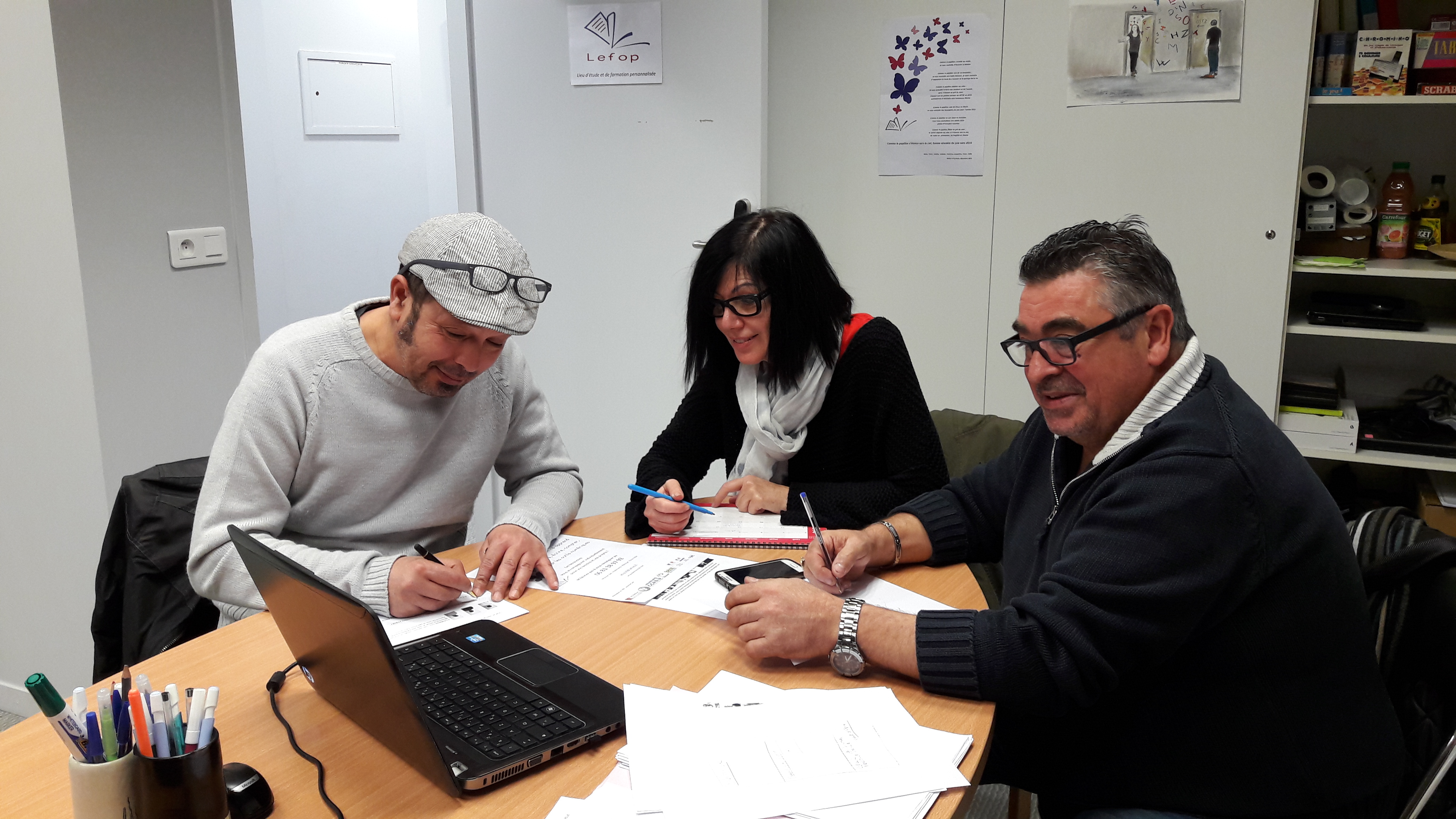 Maillon au travail