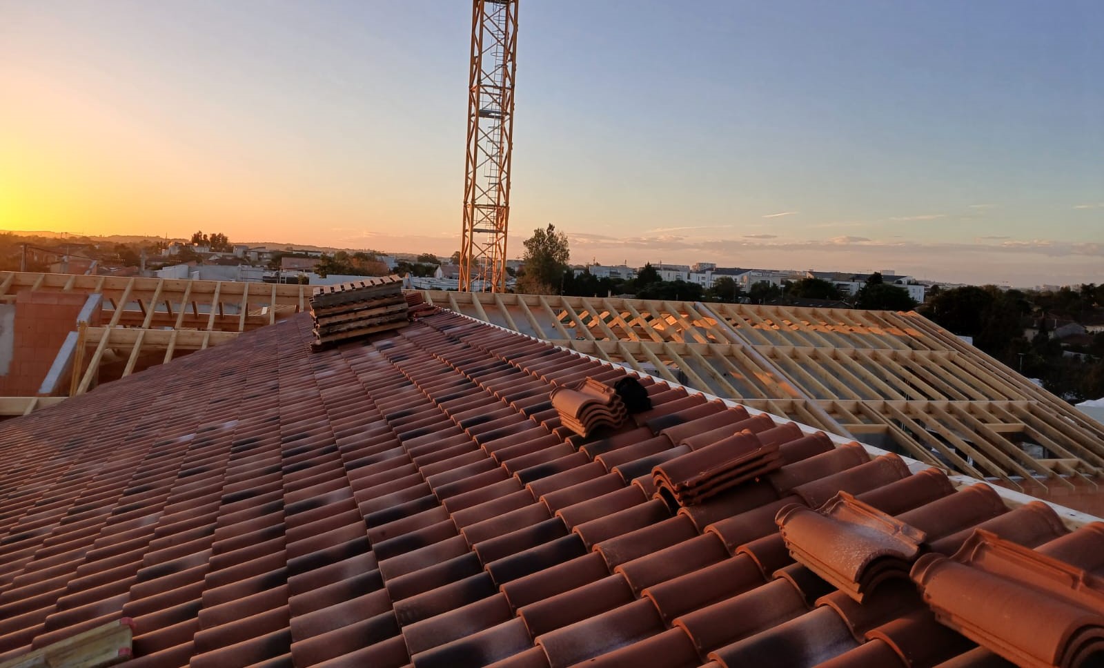 Nouveau Chantier : 1 500m² de charpente traditonnelle