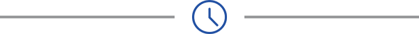 Bande titre horloge bleu