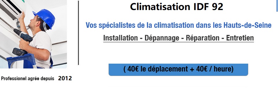 Dépannage climatisation 92