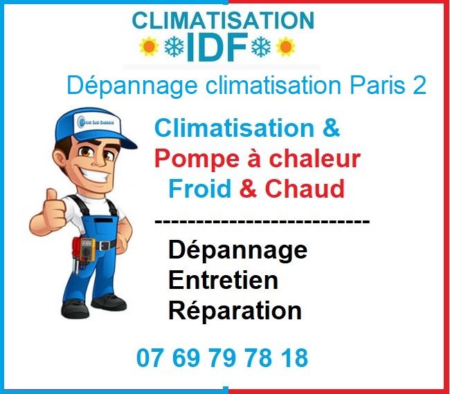 Dépannage climatisation à Paris 2eme