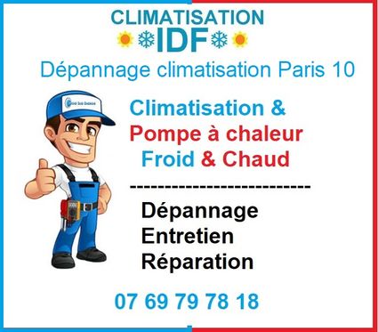 Dépannage climatisation à Paris 10 eme 