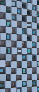 mosaic - mosaïques - damier - fresque - miel - noir - grès - perles - afrique - vuitton - vintage - effet optique- ora mosaïques