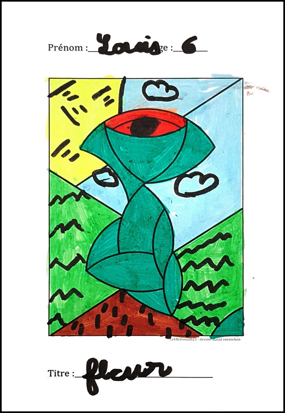 Atelier de coloriage pendant les Creactives de Lagord animé par Maryne Vereecken et David Vereecken.
