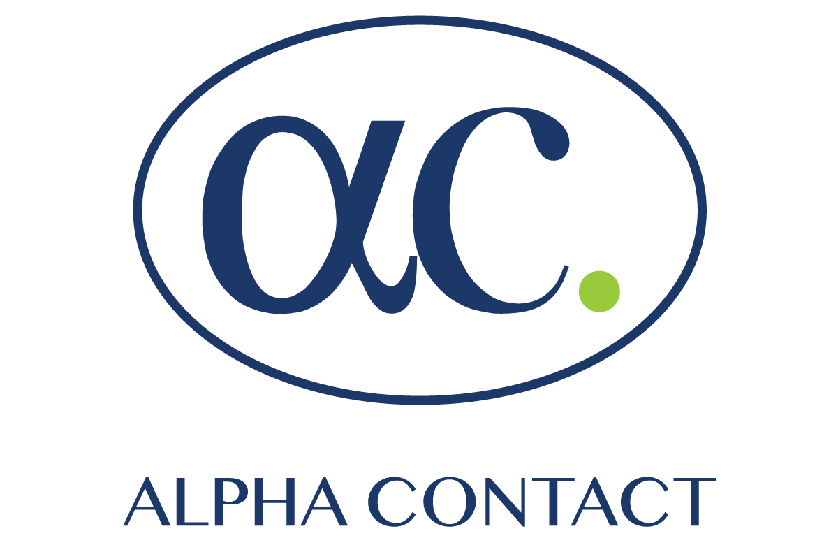 5 alpha contact logo et logotype
