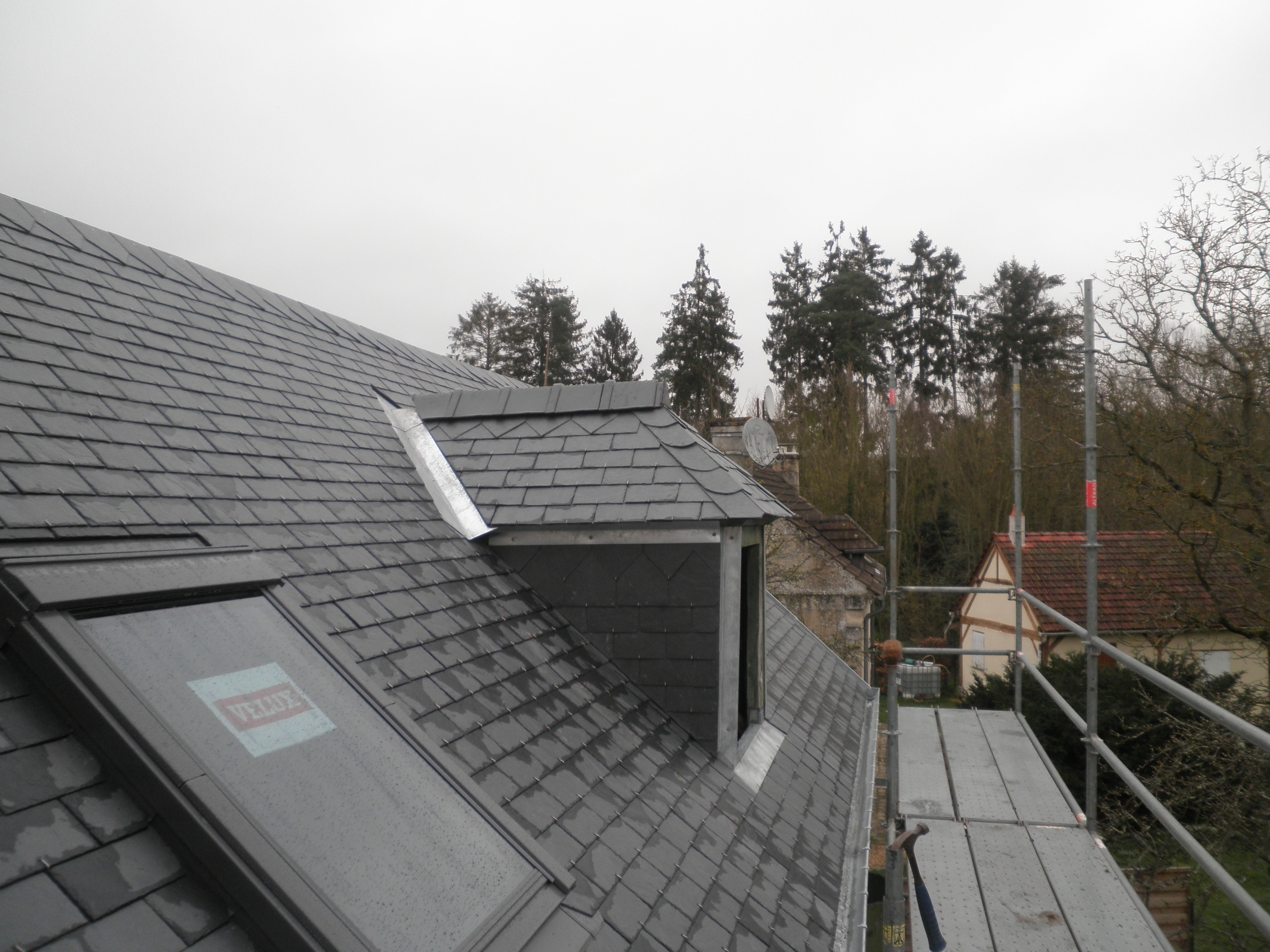 Compiegne couverture ardoises naturelles