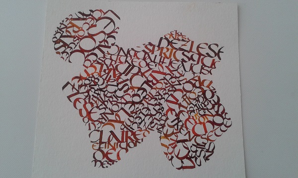 Jeux d ecriture 5 calligrammes