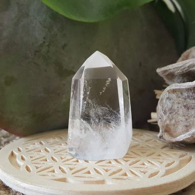 prisme cristal de roche Madagascar 